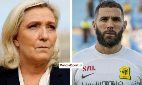 Marine Le Pen attaque à son tour Karim Benzema