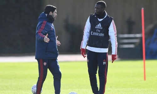 Mikel Arteta : ‘‘Pépé est sur la bonne voie’’