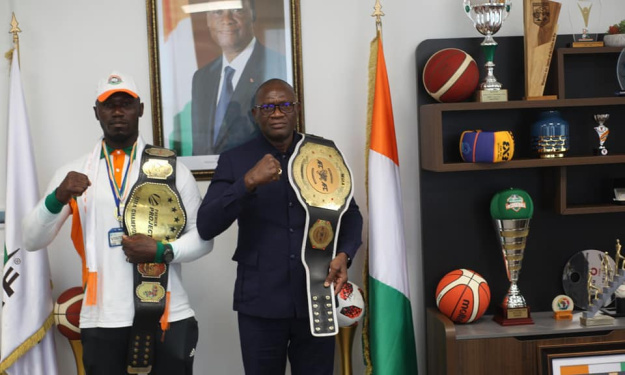 MMA : le Champion d’Afrique reçu par le Ministre Adjé Metch