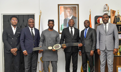 MMA : Samo Samo reçu par le Ministre Adjé Silas Metch