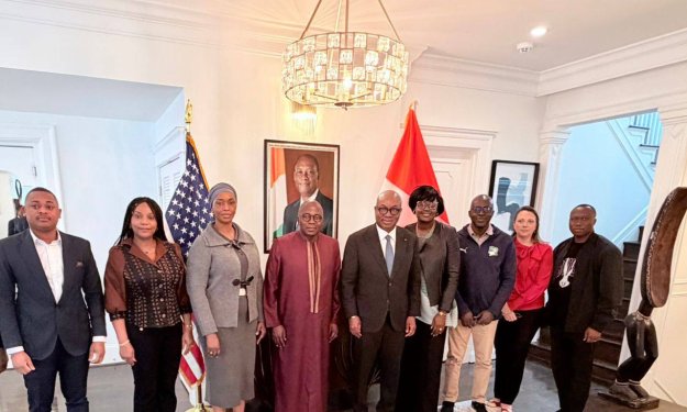 Mondial 2026 : la délégation de la FIF reçue par l’Ambassadeur de la Côte d’Ivoire aux Etats-Unis