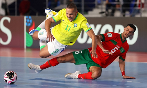 Mondial de Futsal : le Brésil sort le Maroc en quarts