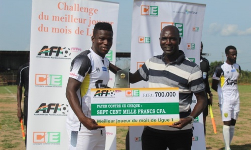 MTN Ligue 1 (2017/18) : Touré Amed (ASEC) élu meilleur joueur du mois de mars