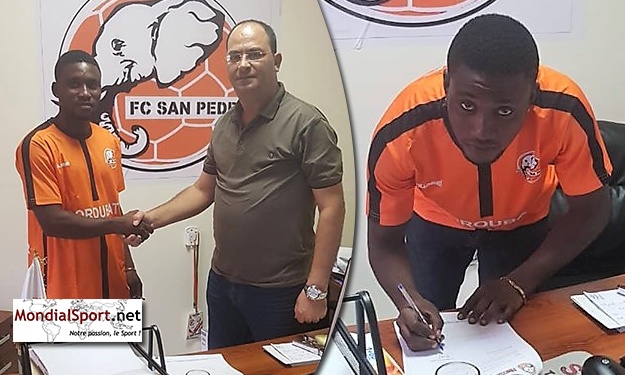 MTN Ligue 1 : KRAMO Aubin (ex-Africa Sports) signe au FC San Pedro