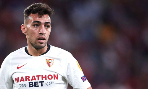Munir El Haddadi pose ses valises à Leganes