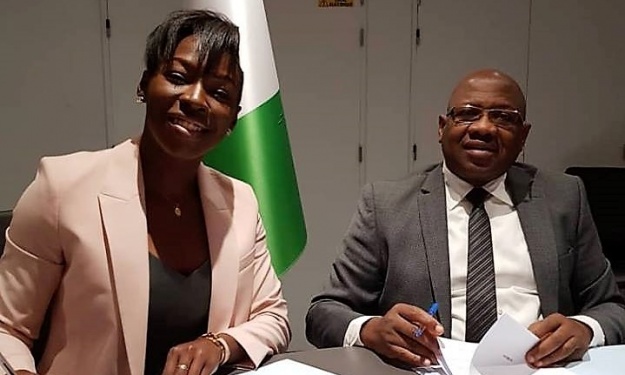 Murielle Ahouré aux côtés du Ministère des Transports Murielle Ahouré aux côtés du Ministère des Transports