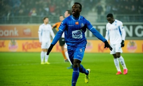 Niangbo Anderson buteur avec La Gantoise face à Lyon