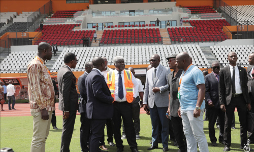 ‘‘Nous sommes à la recherche d’éventuels détails à corriger’’ : Beugré Mambé en visite stade Félix Houphouët-Boigny