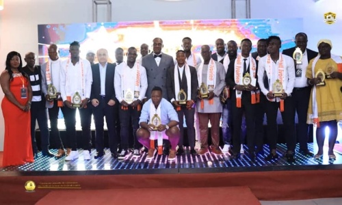 Nuit des Étoiles du Football Ivoirien : Ki Aziz et Konan Inés raflent la mise ; prix spécial pour Haller