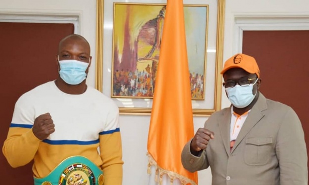 Oly La Machine reçu par le Ministre des Sports