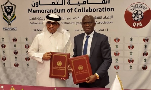 Partenariat : La Fédération Gabonaise de Football et son homologue du Qatar s’unissent pour 5 ans