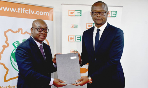 Partenariat : la FIF et la CIE ensemble pour redonner de la lumière au football Ivoirien