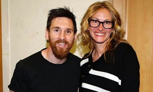 People : Julia Roberts encense Messi après sa prestation lors du Clásico