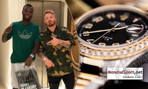 Pépé s’offre une Rolex personnalisée incrustée d'Or et de Diamants