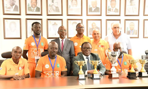 Pétanque : Vainqueurs de la coupe du monde des nations 2023, les Eléphants reçus par le ministre Paulin Claude Danho