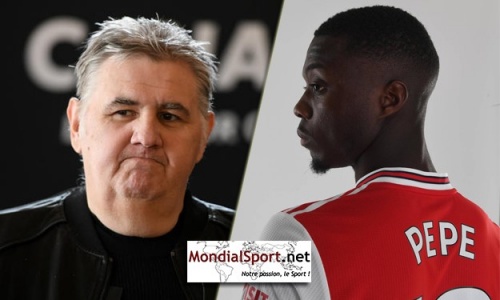 Pierre Ménès pas très emballé par le transfert de Nicolas Pépé à Arsenal