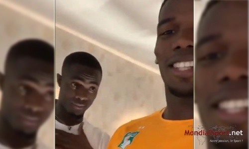 Pogba enfile le maillot des Eléphants pour l’anniversaire d’Eric Bailly