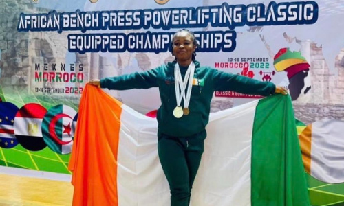 Power Lifting : après les Hommes, la Côte d’Ivoire remporte le titre de Champion d’Afrique chez les Dames