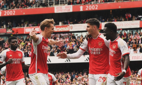 Premier League : Arsenal domine Bournemouth et met la pression sur City