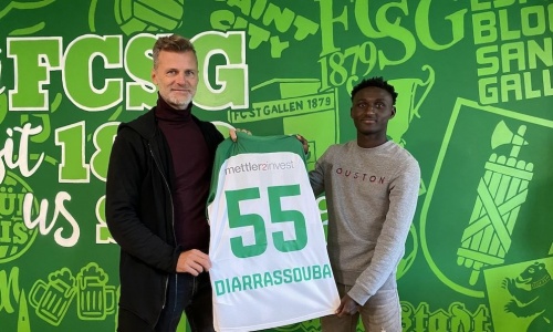 Présenté officiellement par St Gallen, Salifou Diarrassouba livre ses premiers mots