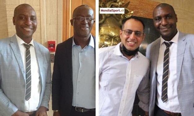 Présidence CAF : Adam Khalil tombe sous le charme d’Augustin Senghor et d'Ahmed Yahya