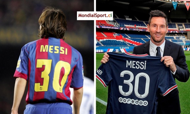 PSG : Comme un symbole, Messi retrouve son numéro fétiche en hommage à ses mentors