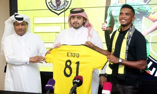 Qatar : Samuel Eto’o officiellement présenté par son club
