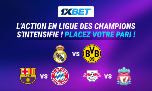 Remake de la dernière finale et plus encore : pariez sur les chocs de la 3ᵉ journée de la Ligue des champions !