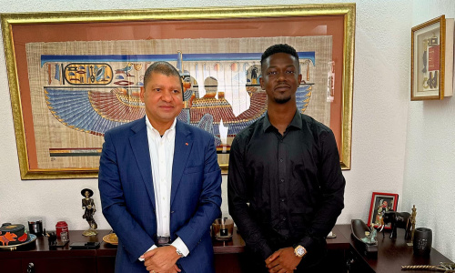 Rencontre entre Jonathan Morrison et le Ministre Jean-Louis Billon