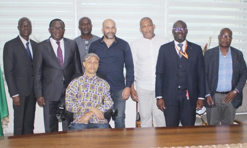 Rugby : Porteur d’un projet, Max Brito a été reçu en audience par Danho Paulin