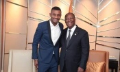 Salomon Kalou reçu par le Président de la République
