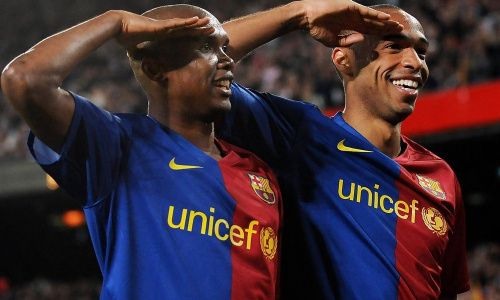 Samuel Eto’o allume Thierry Henry