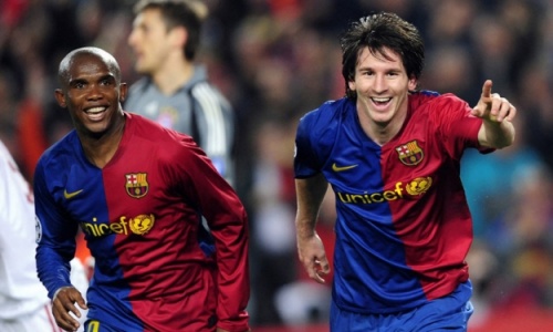 Samuel Eto’o recadre un journaliste : ‘‘Messi a joué avec moi, ce n’est pas moi qui ai joué avec Messi…’’