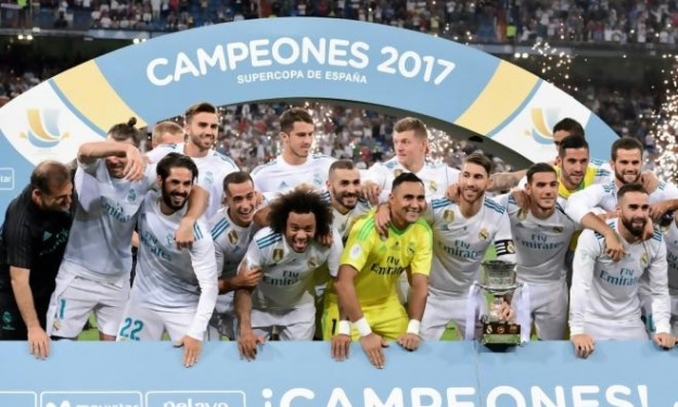 Sans forcer, le Real Madrid remporte sa 10è Supercoupe d’Espagne