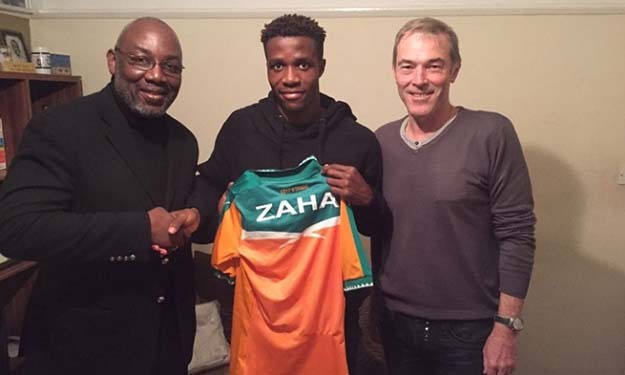 L'ivoiro-anglais Wilfried Zaha a rejoint l'équipe nationale de la Côte d'Ivoire