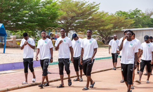 Sénégal – Côte d’Ivoire : les images de la traditionnelle marche d’avant-match des Eléphants