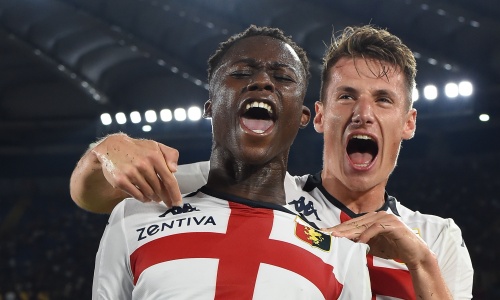 Serie A : Christian Kouamé (Genoa) fait trembler les filets de la Roma