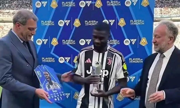 Serie A : Jérémie Boga reçoit un prix