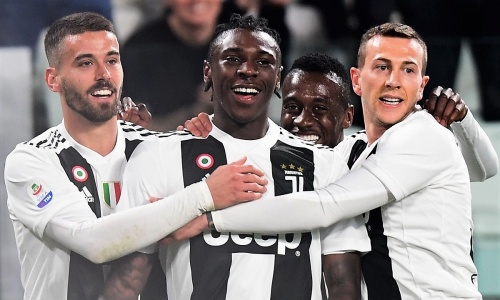 Serie A (J27) : Auteur d'un doublé, Moïse Kean fait gagner la Juve