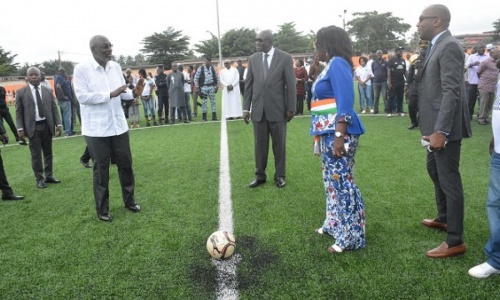 Stade d'Abobo : La pelouse synthétique inaugurée pour le bonheur des joueurs