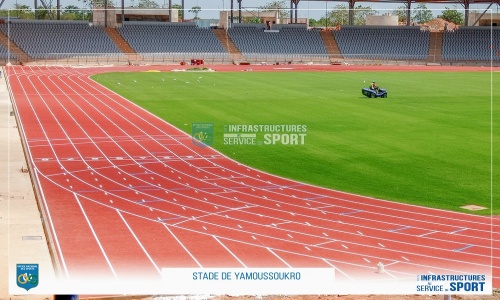 Stade de Yamoussoukro : la piste d'Athlétisme a fière allure (images)