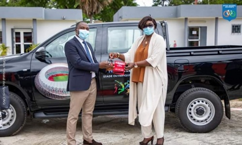 Stade Olympique d'Ebimpé : La Délégation dotée d'un véhicule de liaison