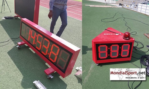 Stade Olympique d’Ebimpé : la piste d’athlétisme s’équipe