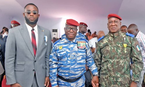 Taekwondo : Cissé Cheick reçoit une médaille de la Gendarmerie Nationale