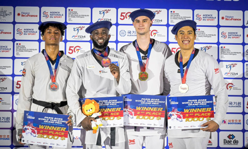 Taekwondo : Cissé Cheick décroche l’Or au Grand Prix de Paris