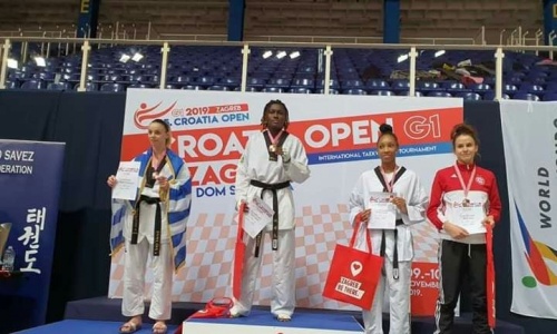 Taekwondo : Gbagbi Ruth en Or à Zagreb