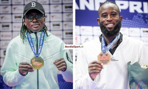 Taekwondo : Gbagbi Ruth et Cissé Cheick honorent la Côte d’Ivoire au Grand prix de Paris