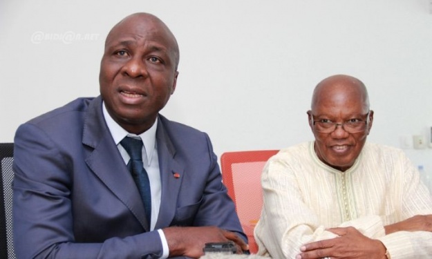 Taekwondo Ivoirien : Cheick Daniel Bamba à gauche & Lassana Palenfo à droite