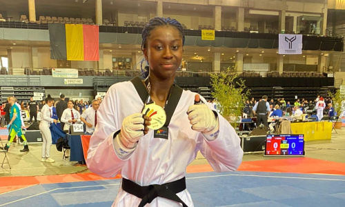 Taekwondo : Laurene Kimi Ossin décroche l’Or à l’Open de Belgique