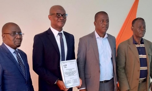 Tchétché Aimé heureux d’avoir réussi sa soutenance de mémoire